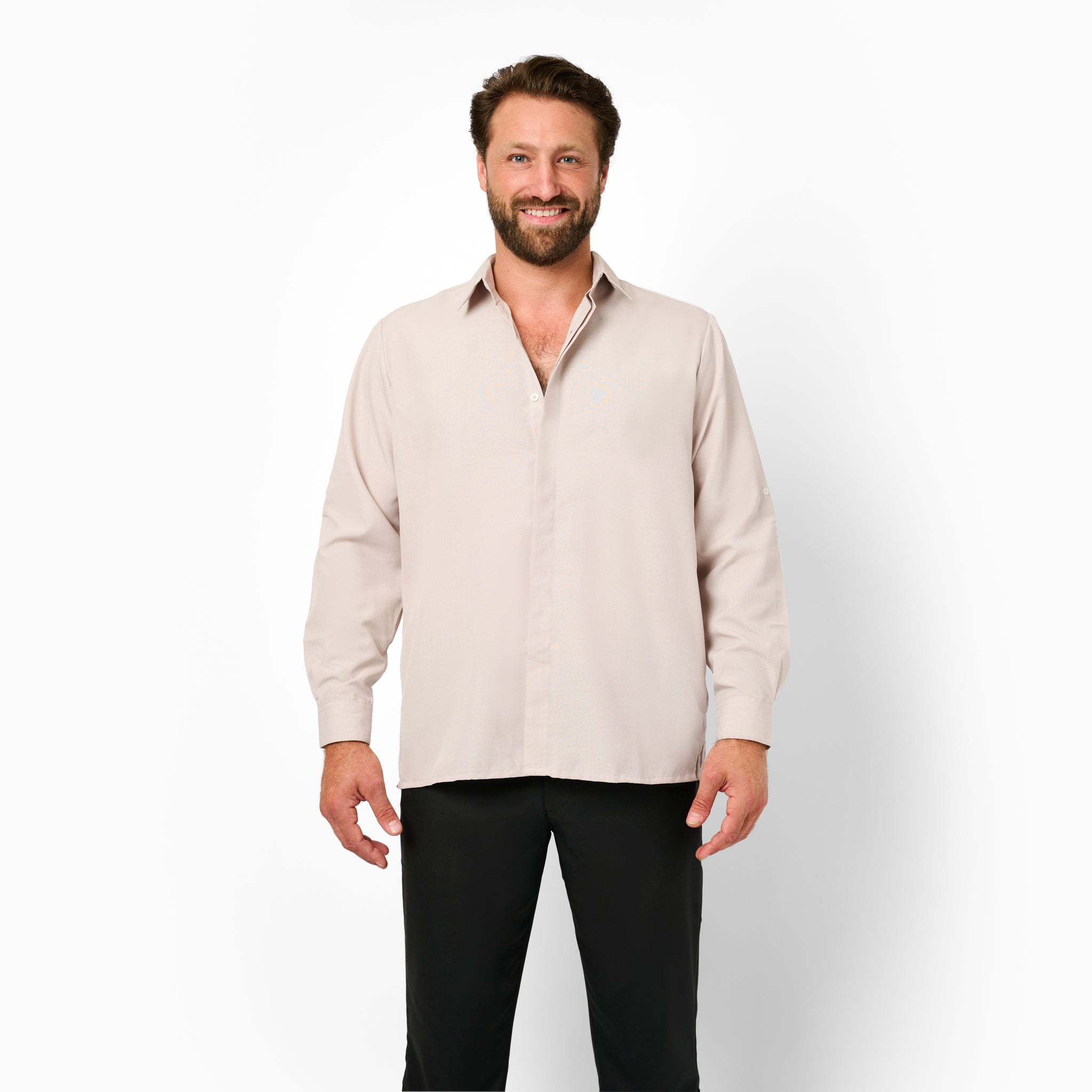 3/4 TAB SLEEVE SHIRT